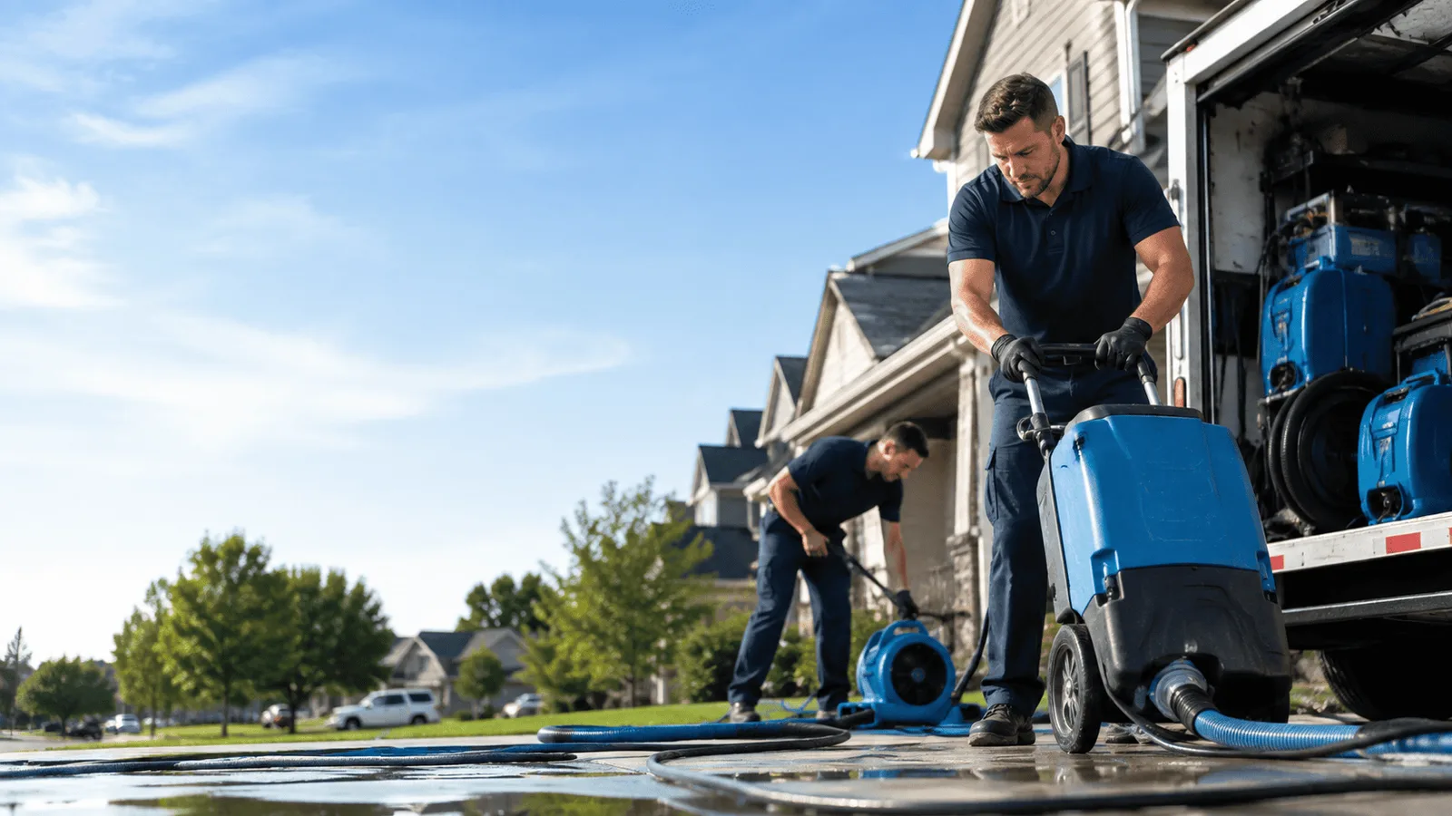 Dehumidification being performed in Eastlake Weir, FL